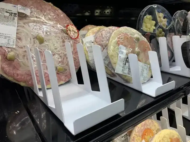 expositor de pizza para supermercado