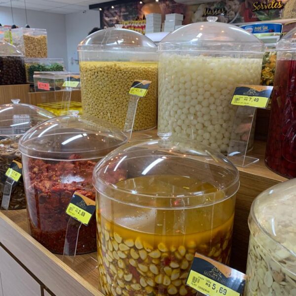 Pote de acrílico