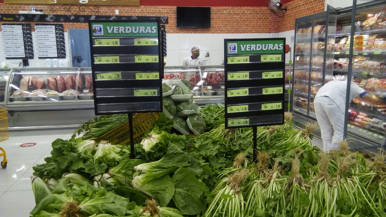 Placas para Mercado em acrílico para supermercado em Canapi — RA Sinalização