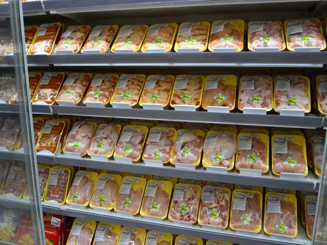 Escada de elevação para auto serviço em supermercado