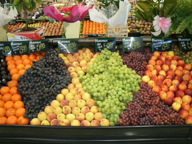 Separador de acrílico para bancas em supermercado